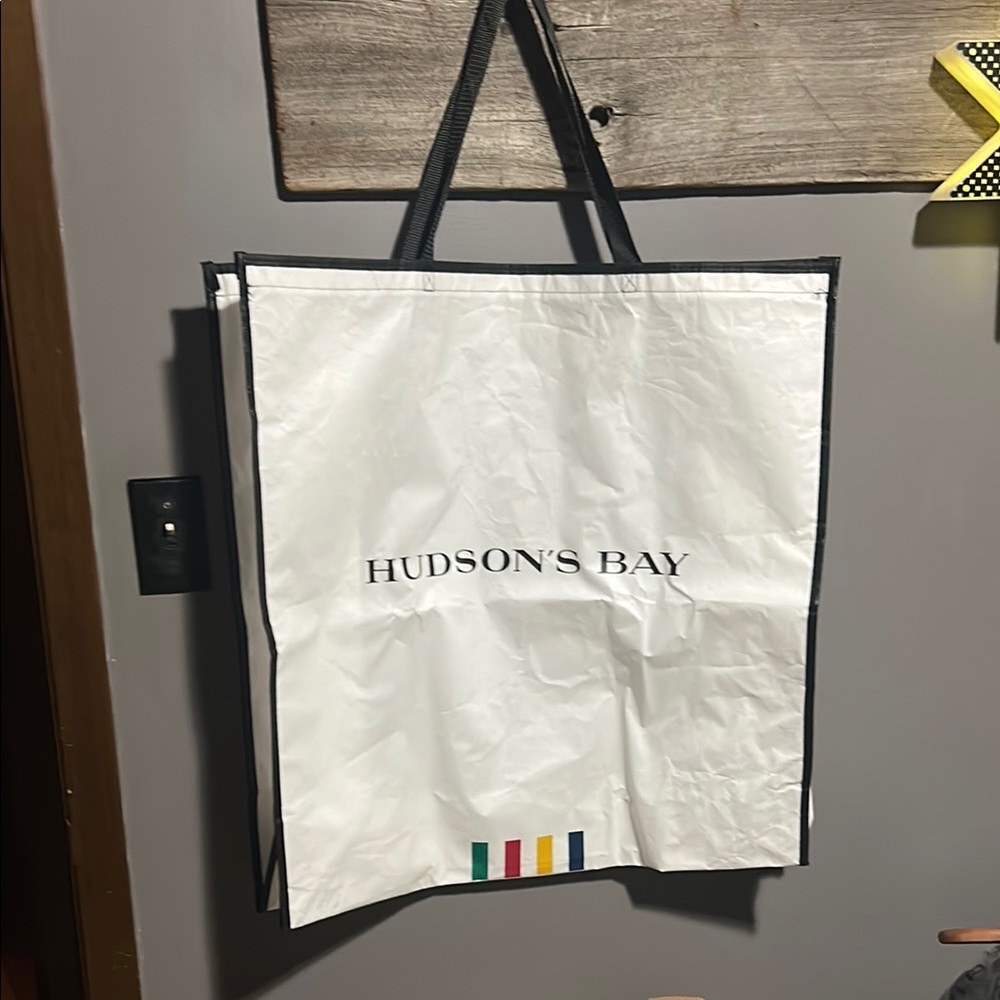 Hudson’s Bay shopping White Tote Bag
